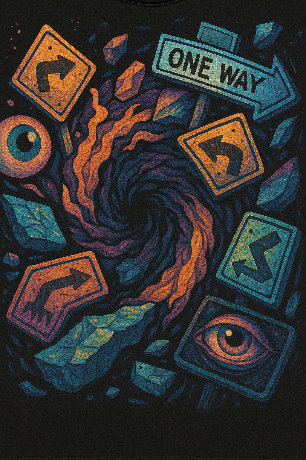 One Way Out – Oversized Tee